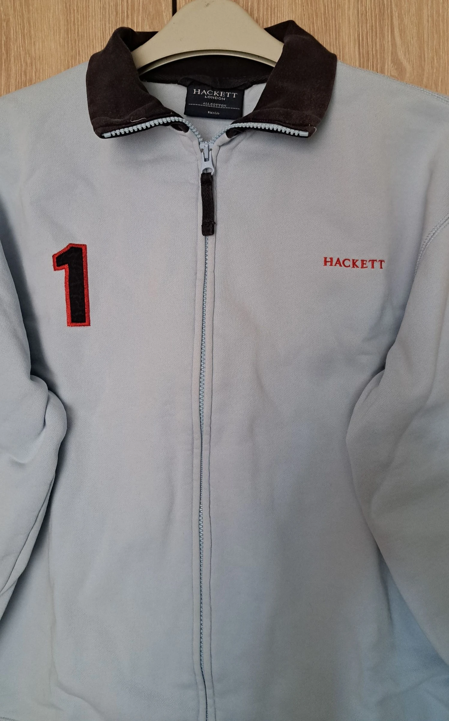Hackett London Vintage jasje - Maat S - Blauw en Zwart 100% Katoen – photo 5